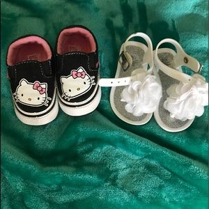 2 pair of baby shoes Sneakers & sandals size 3